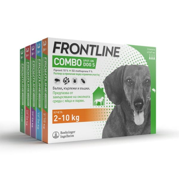 Противопаразитни Пипети за Кучета - Frontline Combo (3бр.)
