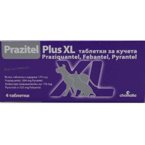 Обезпаразитяващи Таблетки за Куче Prazitel Plus XL (4бр.)