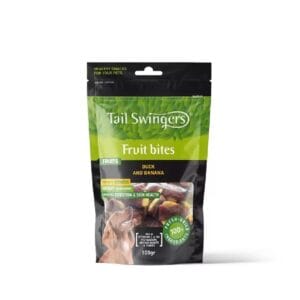 Лакомство патица и банан Fruit bites duck and banana – TailSwingers 100gr