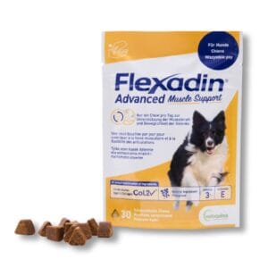 Хранителна Добавка за Кучета Flexadin Advance Muscle Support Vetoquinol &ndash; 30бр